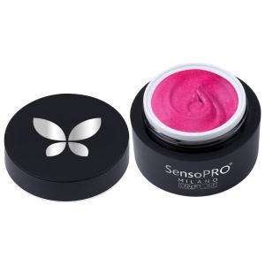 Gel Colorat UV SensoPRO Milano Expert Line - Garnet Glitz 5ml - Img 2