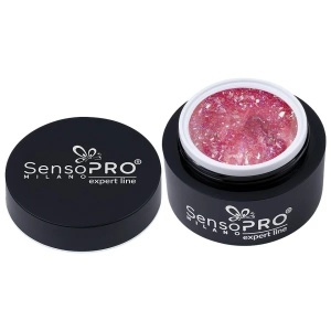 Gel Constructie Unghii Expert Line SensoPRO Milano - Raspberry Fizz 15ml - Img 2