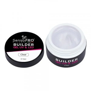 Gel Constructie Unghii SensoPRO Milano - Clear 15ml - Img 2