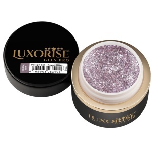 Gel Design 3D LUXORISE - Royal Glitz, Crystal Pink 5ml - Img 2