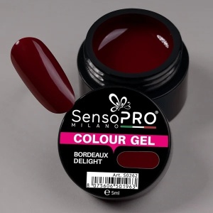 Gel UV Colorat Bordeaux Delight 5ml, SensoPRO Milano - Img 4