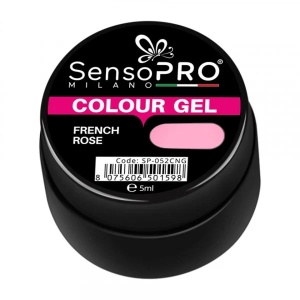 Gel UV Colorat French Rose 5ml, SensoPRO Milano - Img 2