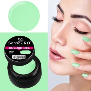 Gel UV Colorat Neon Mint 5ml, SensoPRO Milano - Img 3