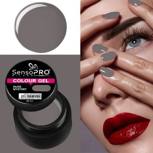 Gel UV Colorat Nude Mystery 5ml, SensoPRO Milano - Img 3