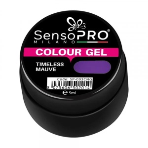 Gel UV Colorat Timeless Mauve 5ml, SensoPRO Milano - Img 3
