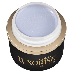 Gel UV Constructie Unghii RevoFlex LUXORISE - Pearlized Blue, 15ml - Img 2