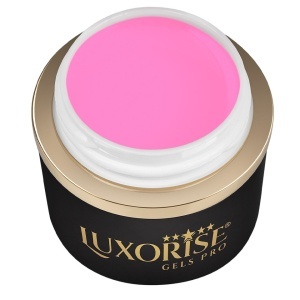 Gel UV Constructie Unghii RevoFlex Neon LUXORISE 15ml, Pink - Img 2