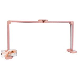 Lampa LED Profesionala Manichiura / Cosmetica LUXORISE StellarFrame PRO, Pink - Img 6