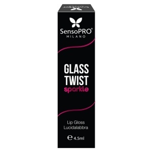 Luciu de buze Glass Twist Sparkle SensoPRO Milano, Glitter Party - Img 2