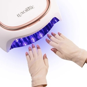 Manusi Protectie UV LUXORISE, Nude, marime universala - Img 2