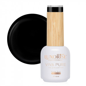 Oja Semipermanenta Hema Free LUXORISE Viva Pure - Pure Black 10ml