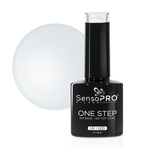 Oja Semipermanenta SensoPRO Milano One Step Milky White #076, 10ml