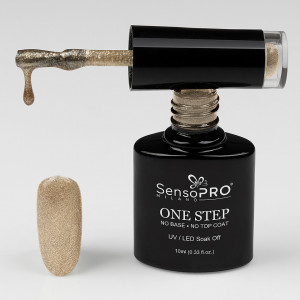 Oja Semipermanenta SensoPRO One Step Shimmer Chic #022, 10ml - Img 2