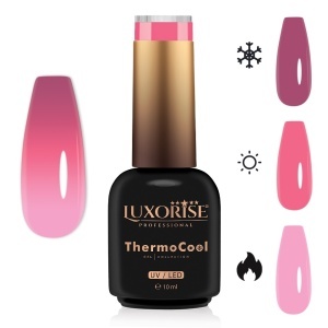 Oja Semipermanenta Termica 3 Culori LUXORISE ThermoCool, Infinite Grace 10ml