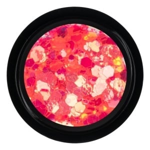 Paiete Unghii Neon Fluorescent LUXORISE, Hot Pink - Img 2