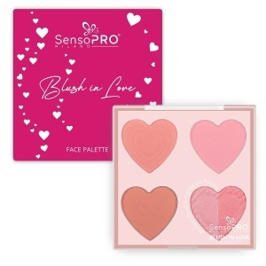 Paleta Multifunctionala Blush in Love SensoPRO Milano, Peachy Promise - Img 3