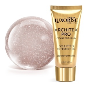 Polygel LUXORISE ARCHITEX PRO - Divine Sheen Collection, Goddess Effect, 50ml