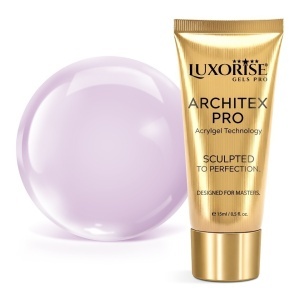 Polygel LUXORISE ARCHITEX PRO - Pure Perfection Collection, Milky Lavender, 15ml