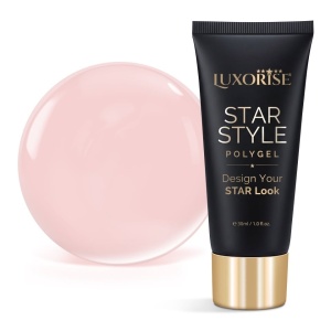Polygel LUXORISE STAR STYLE - STAR NUDE Collection, Sunlit Nude, 30ml