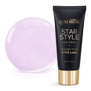 Polygel LUXORISE STAR STYLE - STAR PINK Collection, Pink Pop, 30ml