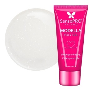 Polygel MODELLA SensoPRO Milano - Ivory Pearl, 50ml