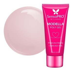 Polygel MODELLA SensoPRO Milano - Mocha Nude, 15ml