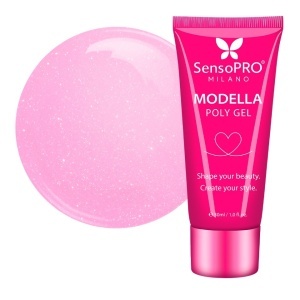 Polygel MODELLA SensoPRO Milano - Pink Sheen, 30ml