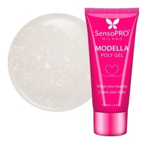 Polygel MODELLA SensoPRO Milano - Sand Gleam, 50ml