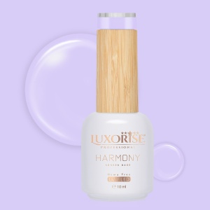 Rubber Base Hema Free Harmony LUXORISE - Purple Passion 10ml - Img 2