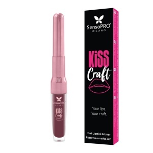 Ruj lichid si creion de buze 2in1 Kiss Craft SensoPRO Milano, Heat - Img 5