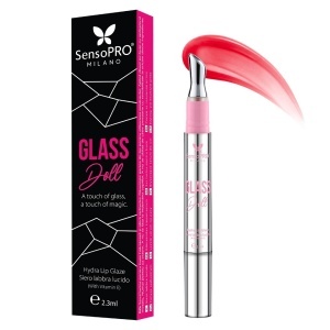 Ser stralucitor buze Glass Doll SensoPRO Milano, Candy Cane - Img 4