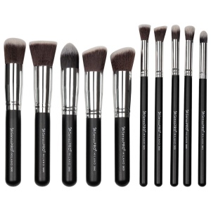 Set 10 Pensule Machiaj Profesionale SensoPRO Milano, Classy Black + CADOU - Img 1
