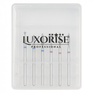 Set 6 Capete Freza Unghii LUXORISE #13 - Img 2