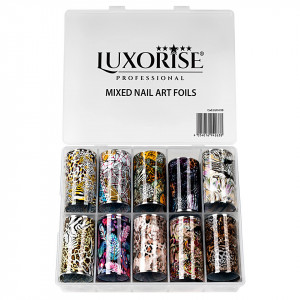 Set Folii Transfer LUXORISE #41 Animal Print, Set 10 buc