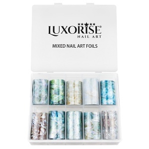 Set Folii Transfer LUXORISE #63 Exotic Stones, Set 10 buc - Img 2