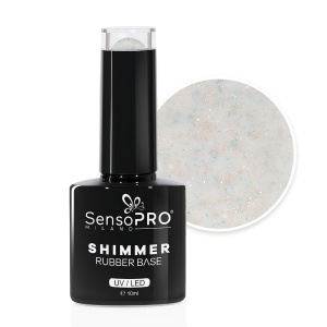 Shimmer Rubber Base SensoPRO Milano 10ml, Diva Symphony #43