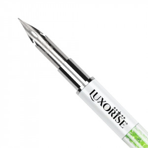 Stilou Nail Art pentru Pictura Unghii LUXORISE 5 Capete, Crystal Green - Img 1