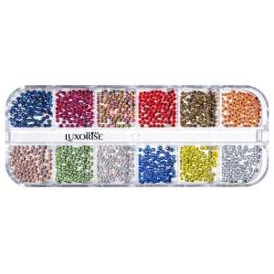 Strasuri Unghii Peacock Crystals, LUXORISE