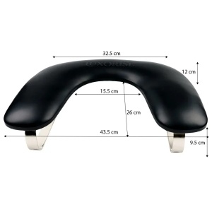 Suport Manichiura ZenU LUXORISE, Black & Silver - Img 3