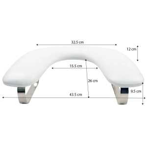 Suport Manichiura ZenU LUXORISE, White & Silver - Img 2