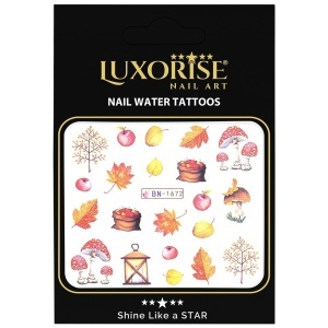 Tatuaj Unghii Fall BN-1672, LUXORISE - Img 2