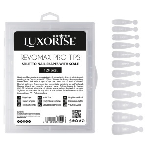 Tipsuri Reutilizabile model Stiletto REVOMAX PRO TIPS - LUXORISE, 120 buc - Img 3
