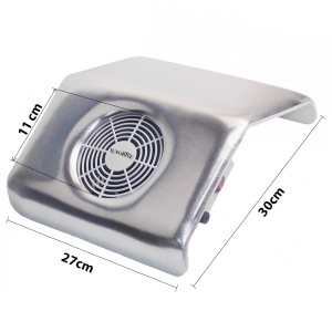Aspirator praf unghii POWER CYCLONE 30W - LUXORISE , Argintiu - Img 2