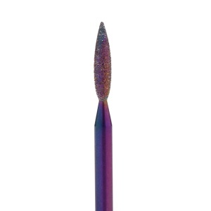 Capat Freza Unghii Diamant Cuticule LUXORISE Rainbow Cone, duritate medie #253