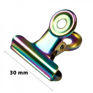 Clips unghii metalic pentru curba C, LUXORISE Rainbow 30 mm - Img 2