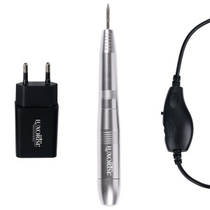 Freza Unghii cu Capat USB Titanium Travel - LUXORISE, Silver - Img 3