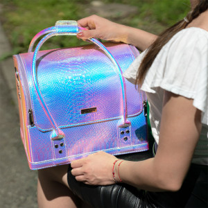Geanta Produse Cosmetice Magic Holo Fairy, LUXORISE - Img 5