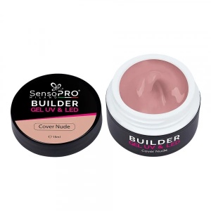 Gel Constructie Unghii SensoPRO Milano - Cover Nude 15ml - Img 3