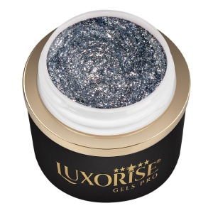 Gel Design 3D LUXORISE - Royal Glitz, Smoke Shine 5ml - Img 1