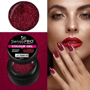 Gel UV Colorat Antique Garnet 5ml, SensoPRO Milano - Img 3